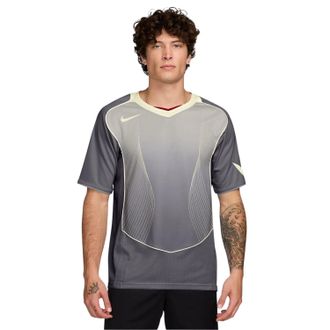 Nike Heren T90 Logo T-shirt met korte mouwen (Lichtgrijs)