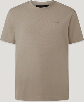 Belstaff Alloy T-shirt Mens Cotton Jersey Dark Sand Size 2XL