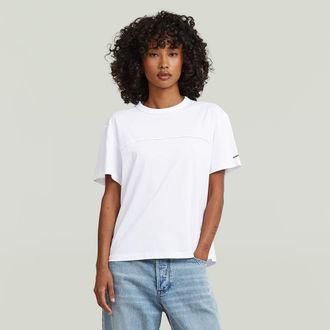 G-Star Seam T-Shirt - Wit - Dames