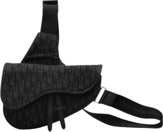 Dior Pre-owned Saddle - Dames - Vintage Schoudertas - Zwart - ONE Size - Vintage
