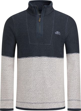 Weird Fish Heren Kielder Limited Edition Macaroni Quarter Zip Pullover (Donkere marine)