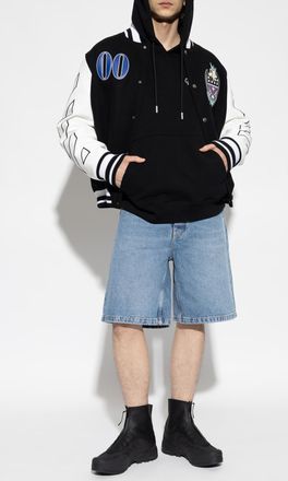 Off-white Sweatshirt With Logo, Mens, Black