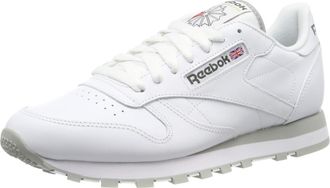Reebok Reebok Classic Lthr 2214, Mens Trainers, White (Intense White/Light Grey), 10 UK (44.5 EU)