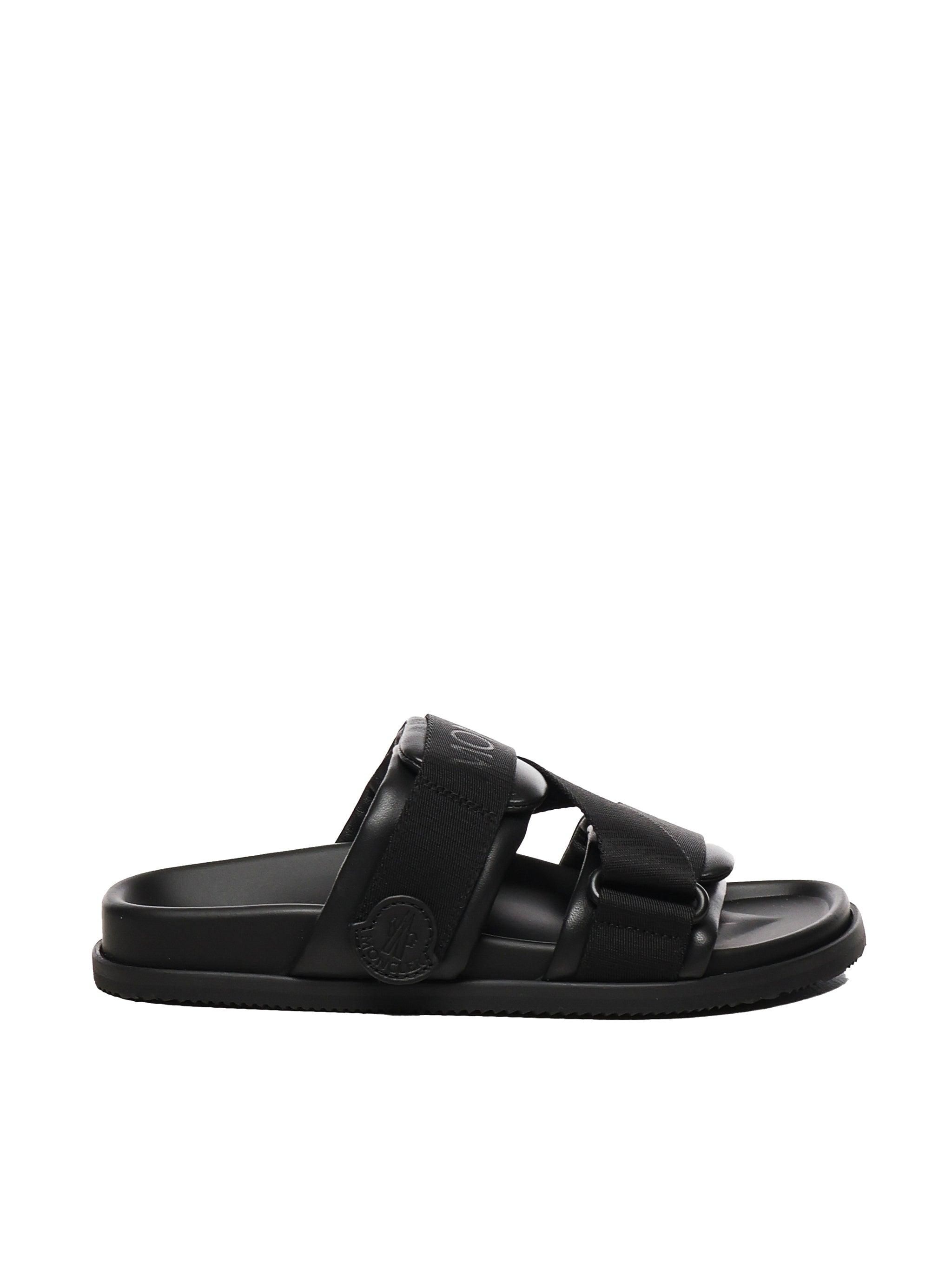 Black Moncler Leather Sandals: Shop up to −63% | Stylight