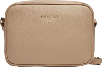 Patrizia Pepe Leren cameratas met verstelbare riem - Dames - Schoudertassen - Beige - ONE Size - Leer - Tassen