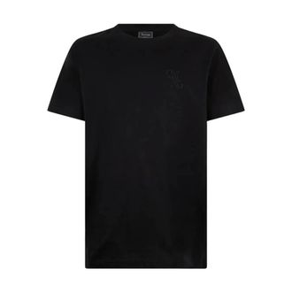 Billionaire Boys Club Tops, Heren, Zwart, XL, Katoen, T-shirt Ronde Hals Korte Mouw