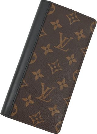 Louis Vuitton Brown Monogram Macassar Monogram Wallet (Bi-Fold) (Pre-Owned)
