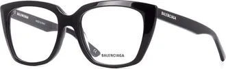 Balenciaga BB0062O001 Cat-Eye Acetate Eyeglasses - Black
