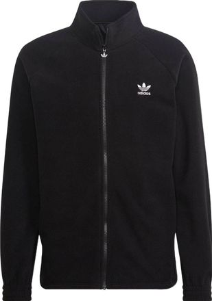 adidas Adicolor Classics Trefoil Teddy Fleece Jacket Asia Sizing Black HK7295