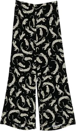 Forte_Forte fluwelen broek met print