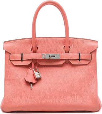 Herm&egrave;s Pre-owned Hermes Clemence Birkin Retourne 30 Satchel Ladies E2XC0BN9XCXIY7WY