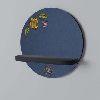 OEM Estante Redondo Midnight Flora Negro