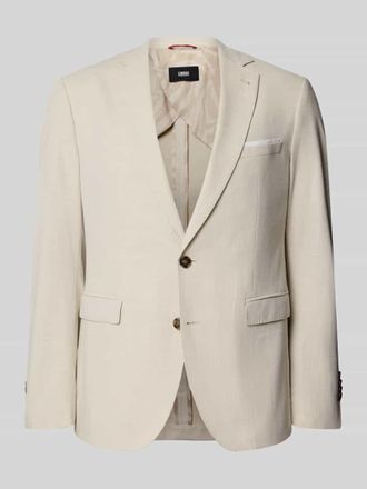 Cinque Sakko mit Brustleistentasche und Einstecktuch in Beige, Gr&ouml;&szlig;e 48