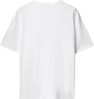 Maison Kitsun&eacute; Fox-Patch Cotton T-shirt - White