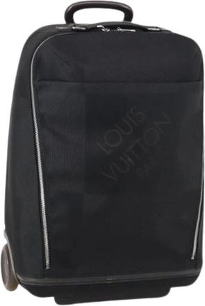 Louis Vuitton Vintage, unisex, Zwart, ONE Size, Pre-owned Canvas Weekendtas