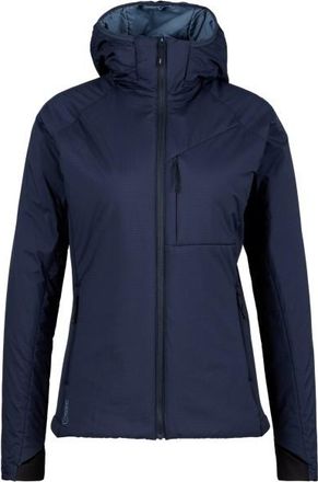 Stoic MountainWool60 JokkmokkSt. Hybrid Hoody Isolationsjacke f&uuml;r Damen | blau