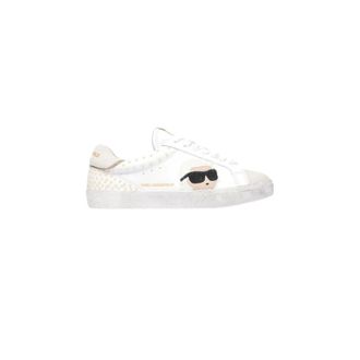 Karl Lagerfeld Dames, Schoenen, Wit, Maat: 41 EU Leer