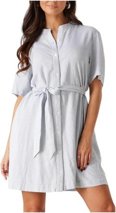 Moss Copenhagen Dames, Jurken, Blauw, Maat: XL