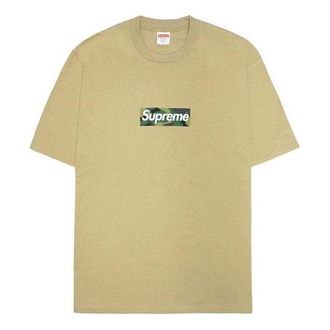SUPREME FW23 Box Logo T-Shirt Khaki 168424