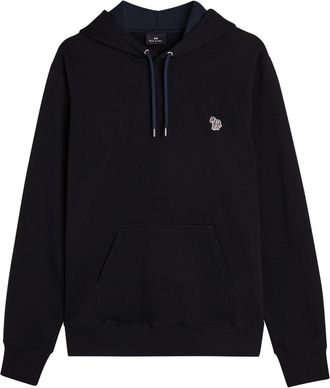 Paul Smith Appliquéd Hooded Cotton Sweatshirt - Black - Xxl