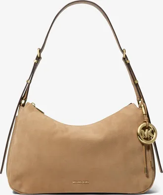 Michael Kors Nolita Medium Nubuck Shoulder Bag