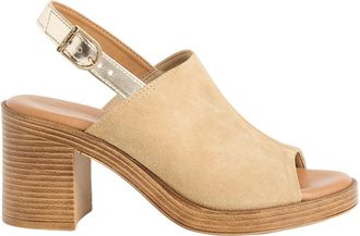 Tamaris Leren sandalen met brede hak