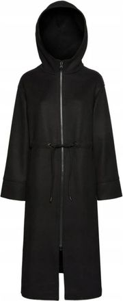 Geox Lange Ademende Jas - Dames - Parka Jassen - Zwart - 3XL - Katoen - Jassen