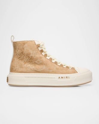 Amiri Men & apos;s Leather Western MA Court Sneakers