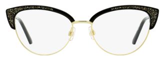 Swarovski SK5363 Crystal-Embellished Cat-Eye Eyeglasses - Gold