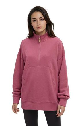 tentree Finlayson 1/4 Zip in Rosewood at Nordstrom, Size X-Large