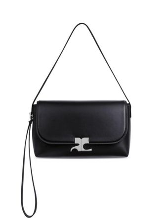 Courr&egrave;ges Black Icotype Small Shoulder Bag