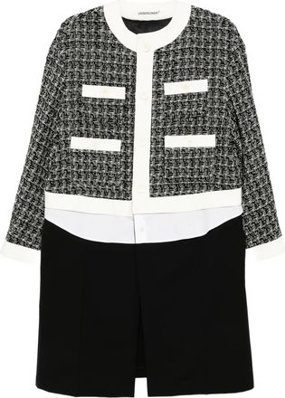 Undercover Tweed jas - Zwart