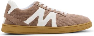 Steve Madden Mens Suede Mesmer 1 275 Sneakers - Taupe - Size UK 7