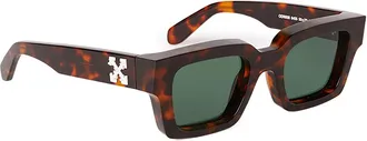 Off-white Virgil Green Square Unisex Sunglasses OERI008 6055 50