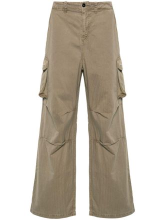 Our Legacy Mount Cargo wide-leg trousers - Green