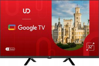 OEM Ud Tv 32 Pulgadas Hd Smart Google Tv 11 Bluetooth Dvb T T2 Hevc Dolby