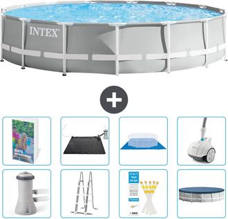 Intex Piscina Prism Frame Redonda - 457x107 Cm - 9-piezas S600
