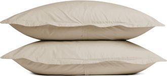 Parachute Set of 2 Brushed Cotton Shams in Latte at Nordstrom, Size Standard