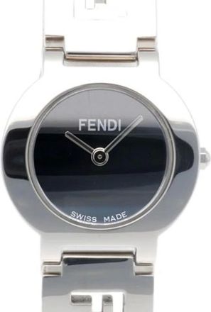 Fendi Pre-owned Watches, female, Black, Size: ONE SIZE Pre-owned Stainless Steel watches