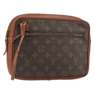 Louis Vuitton Pre-owned Cross Body Bags, female, Brown, Size: ONE SIZE Pre-owned Vintage Canvas Cross Body Bag