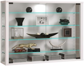 ebuy24 Gabinete De Exhibici&oacute;n De Pared Caja De Exhibici&oacute;n De Vidrio Vitrosa L 60x83x18 - Vcm