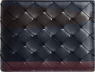 Bottega Veneta Mens Intrecciato Airbrushed Bifold Wallet