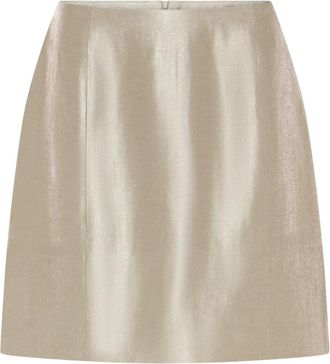 Bruuns Bazaar Wettinia BBSussan Skirt - Dames - Korte rokken - Beige - M - Rokken