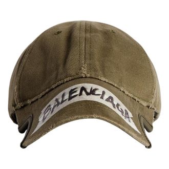 Balenciaga Masking Tape Cap Khaki 858087410B22840