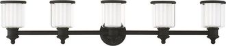 Livex Lighting 5-Light Black Vanity Sconce
