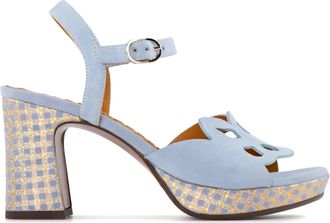 Chie Mihara Womens Kemada Sandals In Azul Suede