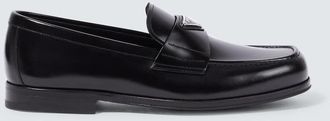 Prada Brushed leather loafers