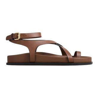 A.Emery Flat Sandals, female, Brown, Size: 10 US Jalen Slim Sandal