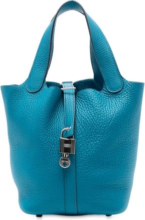 Hermès 2013 Clemence Pitcoin Lock 18 handtas - Blauw