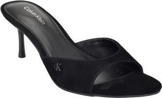 Calvin Klein Vixie Slide Sandal in Black at Nordstrom, Size 6.5